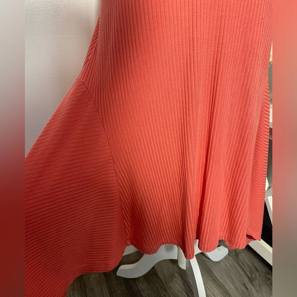 Anthropologie Raspberry Ribbed Kingsolver Sleeveless Dress  Size Small - Picture 5 of 12